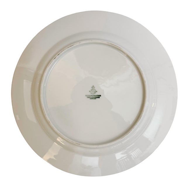 Antique Hutschenreuther Bavaria Dinner Service for 8 Rust Floral & Encrusted Gold – 28-Piece Set For Sale - Image 15 of 16