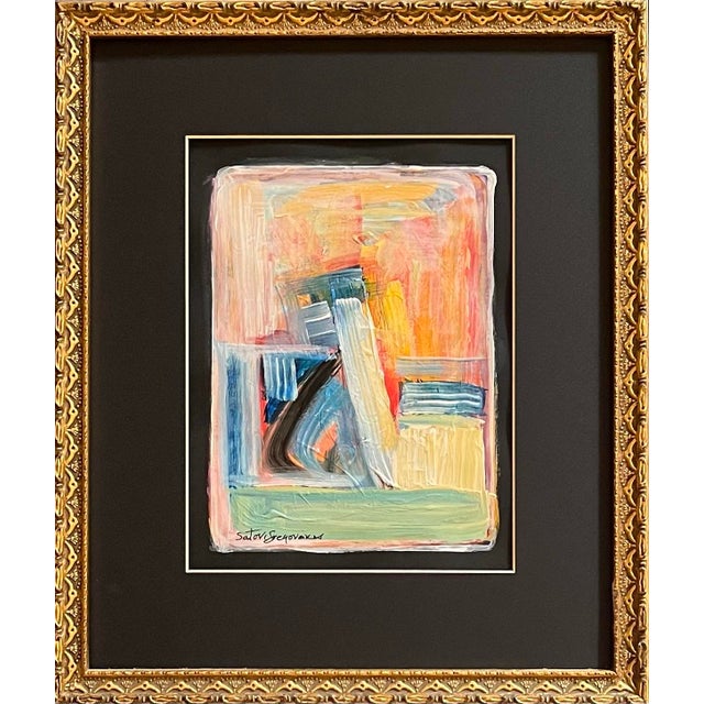 Contemporary Abstract Expressionist Painting by Satori Gregorakis For Sale - Image 3 of 3