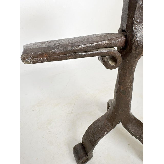1950s French Workshop Cast Iron Candlestick, 1950s For Sale - Image 5 of 11