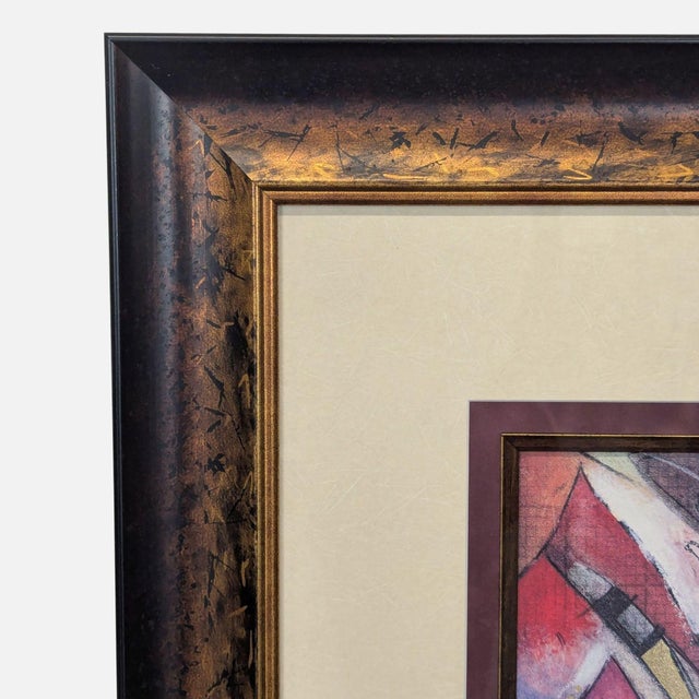 2000 - 2009 Daniel Kime Framed Abstract Mixed Media Artwork For Sale - Image 5 of 7