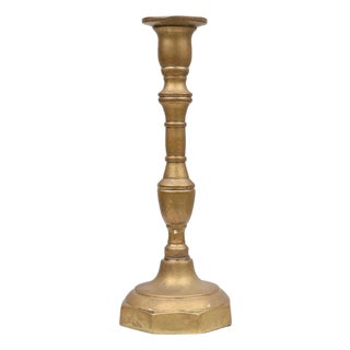 Antique French Candlestick in Bronze, 1890s For Sale