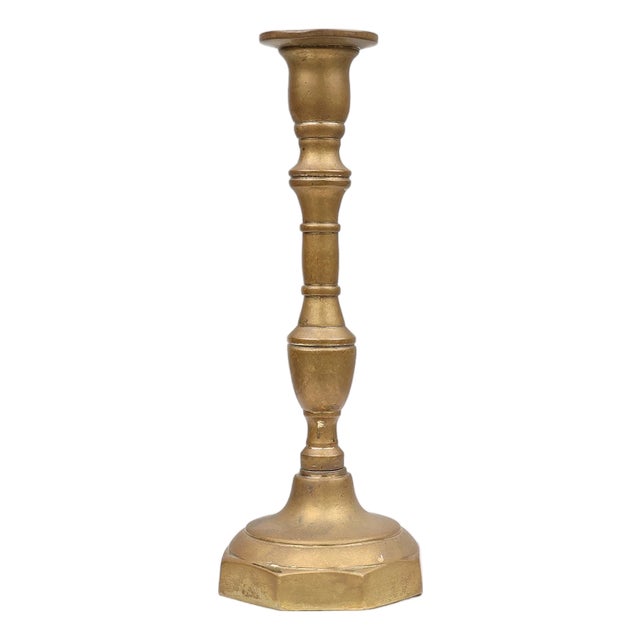 Antique French Candlestick in Bronze, 1890s For Sale