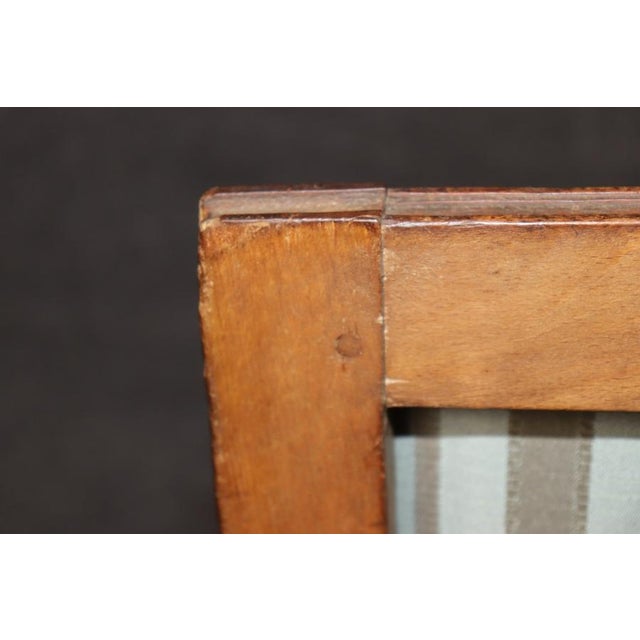 Pair 19th C French Louis XVI Style Carved Armchairs For Sale - Image 12 of 13