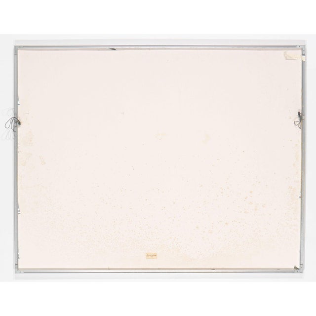 1970s Large Original Signed Carol Summers “Rocky Mountains” Woodcut Print For Sale - Image 4 of 11