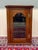 Antique English Corner Cabinet Carved Oak Hanging Wall Cabinet Storage c.1920s For Sale - Image 15 of 18