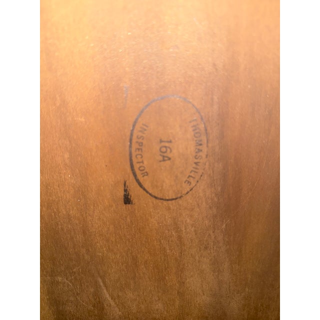 1990s Thomasville Folding Butler’s Tray Coffee Table With Gallery Sides & Crossbanded Veneer Top For Sale - Image 14 of 14