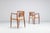 Model 66 Armchairs in Teak and Paper Cord by Niels Otto Moller, Denmark, 1970, Set of 4 For Sale - Image 6 of 15