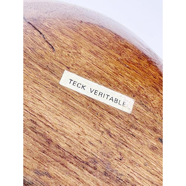 Teak Catchall Tray, France, 1960s For Sale - Image 11 of 12