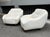 Torino Armchairs in Mohair and White Bouclé with Sinuous Armrests, 2000s, Set of 2 For Sale - Image 6 of 18
