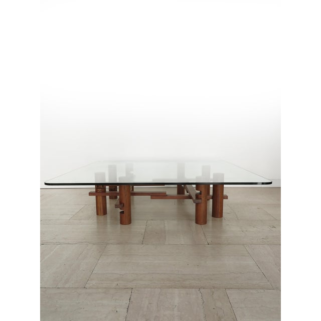 Large Coffee Table by Theodore Waddell for Bernini, Italy, 1970s For Sale - Image 17 of 17