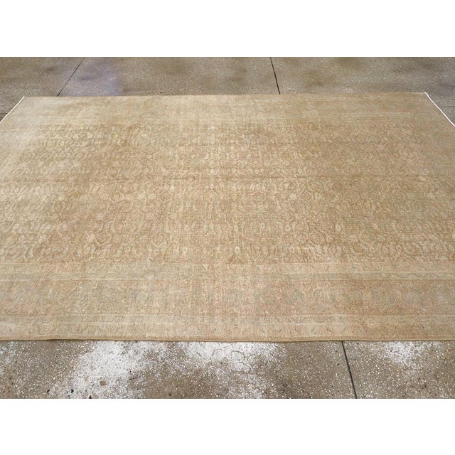 Galerie Shabab Collection Early 20th Century Persian Mahal Accent Carpet For Sale - Image 4 of 8