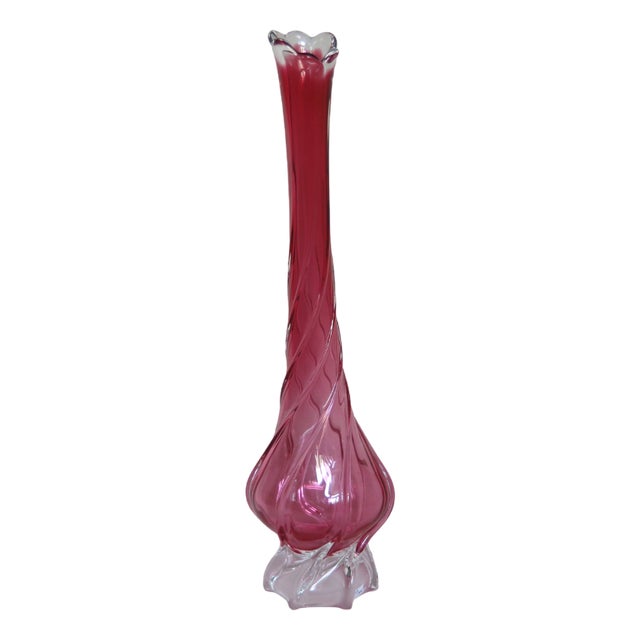 Tall Mid-Century Floor Vase, 1960s For Sale