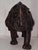 Vintage Stool in the Shape of a Rhinoceros in Cowhide Leather, 1970s For Sale - Image 4 of 13
