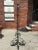 Metal Antique Spanish Mission Style Iron Floor Lamp For Sale - Image 7 of 7