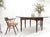 Solid Walnut Board Antique Drop Leaf Dining Center Console Table Clean! For Sale - Image 17 of 17