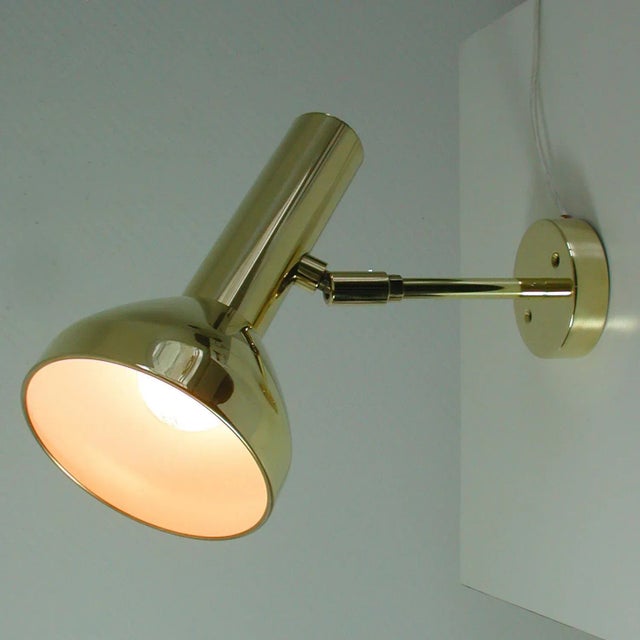 Mid-Century German Brass Wall Light Sconce from Cosack, 1960s For Sale - Image 10 of 14