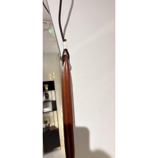 Mid-Century Modern Paraggi Hanging Mirror by Ico Parisi for MIM, Italy, 1958 For Sale - Image 4 of 6