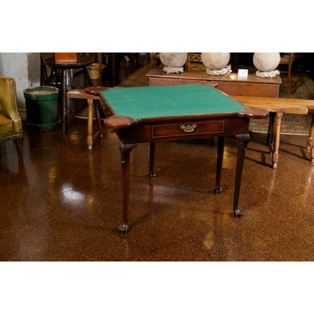 18th Century Georgian Mahogany Game Table For Sale - Image 4 of 9