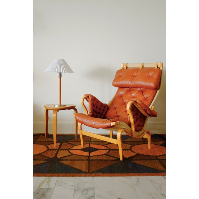 Leather and Canvas Pernilla Chair by Bruno Mathsson For Sale - Image 16 of 16