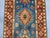 2000 - 2009 Blue and Rust Red Kazak Wool Runner Rug, Tribal Hallway Rug, 2'6" X 10'6" For Sale - Image 5 of 17
