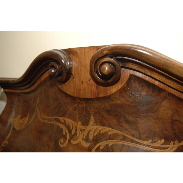 Pair of Italian 19th Century Twin Beds or King Retrofit For Sale - Image 9 of 12