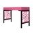Swirl Writing Desk - Pink For Sale In West Palm - Image 6 of 9