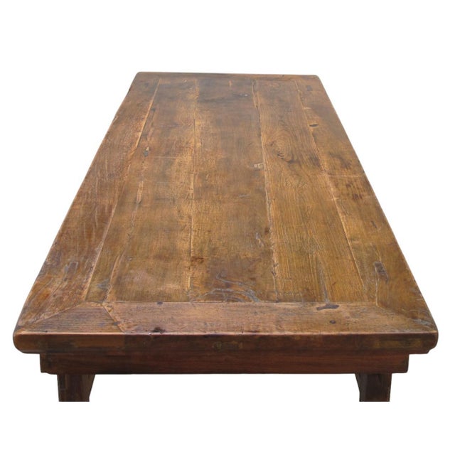 62" Long Antique Brown Console Table For Sale In Greensboro - Image 6 of 8