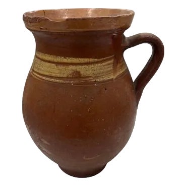 Antique Hungarian Folk Art Pottery For Sale