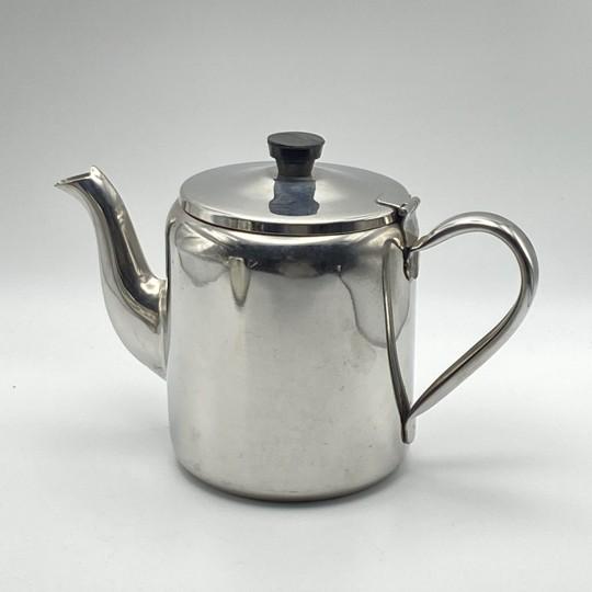 Besozzi Y Garcia 6-Piece Stainless Steel Coffee and Tea Set With Added Stainless Steel Tray - 7 pcs For Sale - Image 4 of 16
