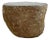 Vintage Outdoor Stone Boulder Rustic Side Table Stool For Sale