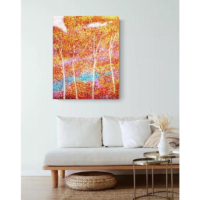 Artist Andrei Sitsko "Autumn Colors" Modern Original Painting For Sale - Image 9 of 9