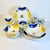 1980s 1980s Vintage Coastal Mediterranean Italian Daisy Flora Dinnerware - Set of 17. For Sale - Image 5 of 17