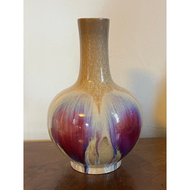 Geoffrey Borr Chilmark Pottery Flambe Sang De Boeuf Oxblood Vase by Chilmark Pottery, Martha's Vineyard Massachusetts For Sale - Image 9 of 15