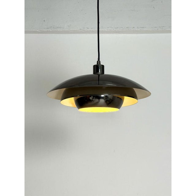 Contemporary Vintage Chrome Pendant, 1970s For Sale - Image 3 of 9