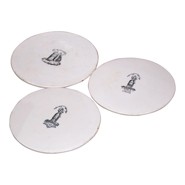 19th Century English Black & White Trivets - Set of 3 For Sale
