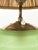 1940s Table Lamp in Frosted Glass, Sea-Grass Shade and Brass by Edward Hald for Orrefors, Sweden, 1940s For Sale - Image 5 of 14