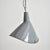1950s Industrial Grey Elliptical Benjamin Pendant Light, 1950s For Sale - Image 5 of 5
