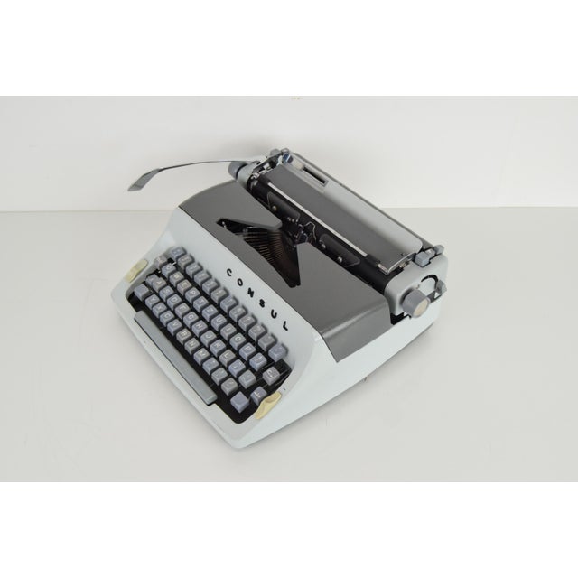 Metal Mid-Century Typewriter from Consul, 1960s For Sale - Image 7 of 15