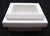 Ceramic Vintage White Fairfacts Co. Porcelain Bathroom Soap Dish For Sale - Image 7 of 9