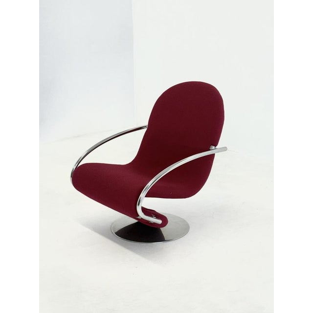 1970s Vintage 123 Chair by Verner Panton for Fritz Hansen, 1970s For Sale - Image 5 of 16