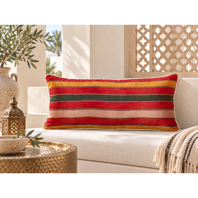 Woven in Gujarat, western India, from antique Mashru, the traditional silk-warp, cotton-weft cloth prized for its lustrous...