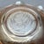 Vintage Jeannette Glass Co. Iridescent Marigold Glass “Floragold or Louisa” Ruffled Bowl With Impressed Florals For Sale - Image 9 of 9