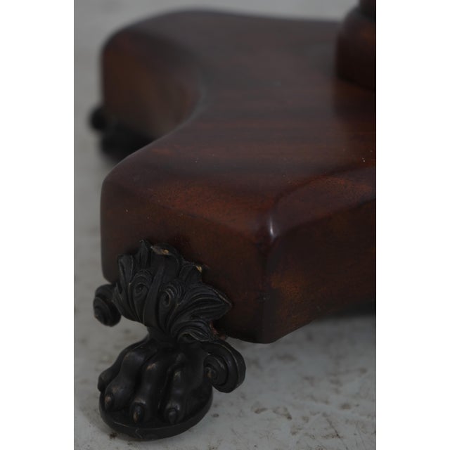 Theodore Alexander Round Etched Copper Top Occasional Table For Sale - Image 11 of 14