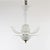 Mid-Century Modern Mid-Century White Latticino Murano Frond Light For Sale - Image 3 of 12