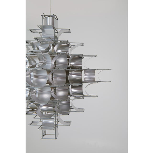 Cassiopée 9-Tier Pendant Light by Max Sauze, 1970s For Sale - Image 6 of 15