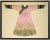 Light Pink oriental robe in Black/Copper Shadowbox