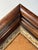 Wood Antique Deep Dark Wood Picture Frame With Gold Detail, Wood Back 12x14” For Sale - Image 7 of 13