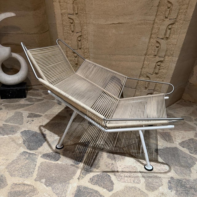 Hans J Wegner Flag Halyard Chair, 1950 Mid Century Danish Modern For Sale - Image 11 of 12