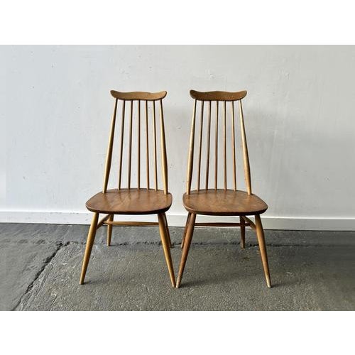 Mid-Century Goldsmith Chairs by Lucian Ercolani for Ercol, 1960s, Set of 2 For Sale - Image 8 of 8