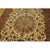 1940s Classic Beige Antique Medallion Tabriz Northwest Knotted Silk Carpet Rug For Sale In New York - Image 6 of 6